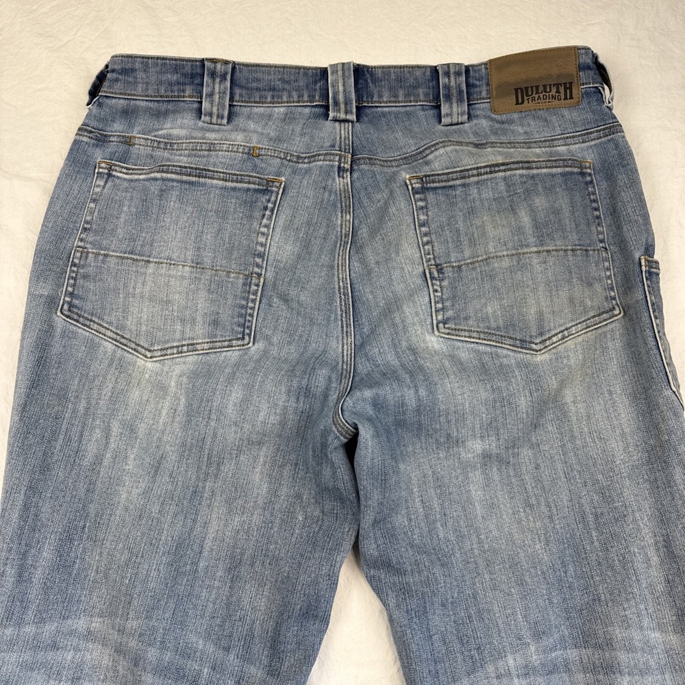 Duluth Trading Co Ballroom Double Flex Jeans Mens 36x32 Slim Fit Stretch Work